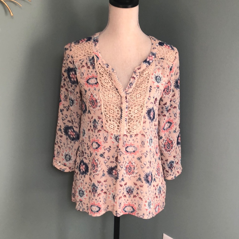 Maeve 3/4 sleeve top, size 2